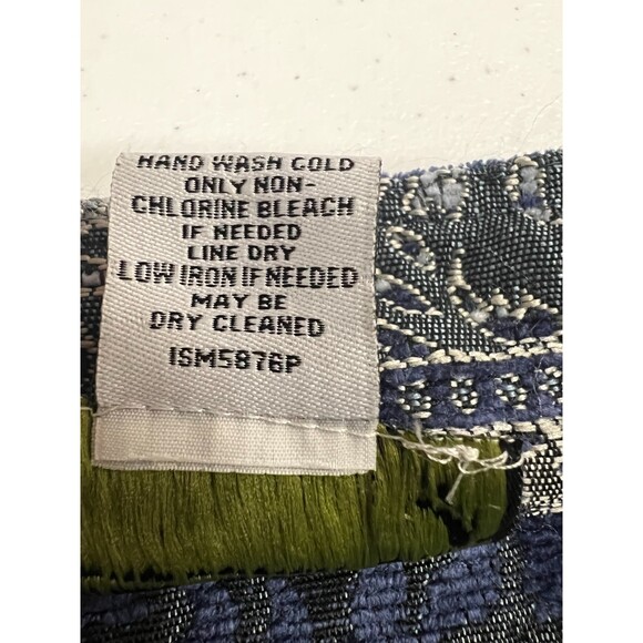 Molly + Maxx Women's Blue Print Tapestry Zip Up Jacket Size L Petite - Picture 4 of 9